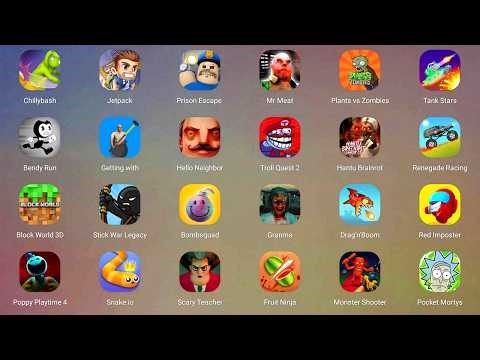 Escape Evil Grandpa,Save the Fish,Dark Riddle,Find the Alien,Scary Teacher 3D,Hide N' Prank...