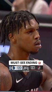 What a WILD FINISH in Portland between the Trail Blazers and Mavericks