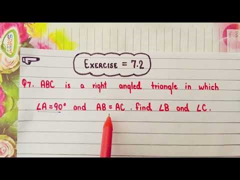 Class 9 Math | Exercise 7.2 | Question 7 | Chapter 7 | Triangles | ncert | cbse