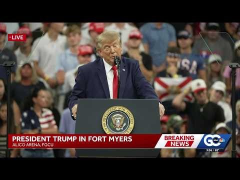 Full Speech: President Donald Trump headlines GOP midterm rally in Fort Myers, Florida