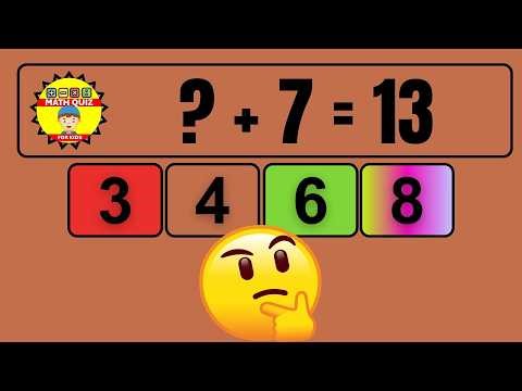 Find the Missing Number! | Fun Addition Quiz for Kids