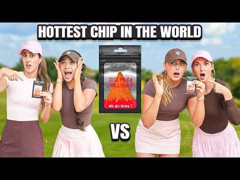2v2 Tee Flip Challenge | Losing Team Eats the Hottest Chip in the World