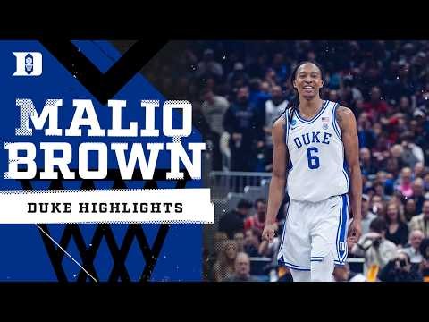 Best of Maliq Brown - Duke Highlights!