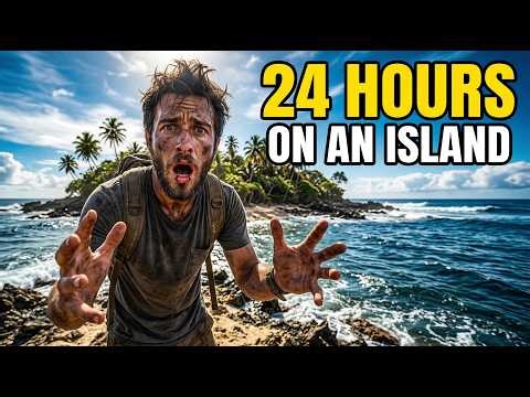Stranded 24 Hours on an Island – No Food, No Water