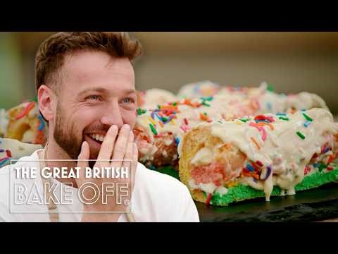 Sam Thompson is advised to try Junior Bake Off instead | The Great Stand Up To Cancer Bake Off
