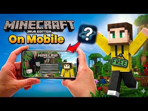 MINECRAFT Java Edition On Mobile 😍