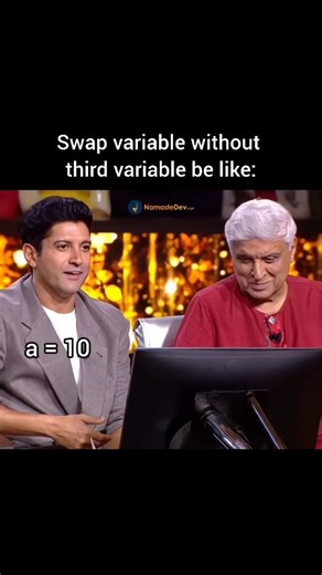 Namaste Dev on Instagram: "Still laughing 😂😂😭 Follow @namastedevofficial for more memes!! #javascript #webdevelopment #softwareengineer #reactjs #java #viral #college #frontend #js #softwaredeveloper #backend #backendengineer #backenddeveloper #frontendengineer #frontenddeveloper #reactjs #reactjsdeveloper #reactjsdevelopment #reactnative #reactjsbootcamp #java #dsa #iitbombay #iit #coding #codingmemes #corporatelife #dsa #arrays [ Interview, Viral. Trending, Javed Akhtar, Farhan Akhtar, Amit