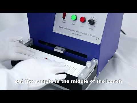 Aadarsh Technologies - BGD 630 Rub Resistance Tester Operation