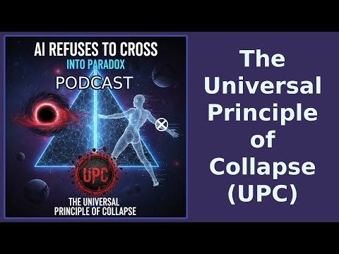 AI Refuses to Cross into Paradox: The Universal Principle of Collapse UPC