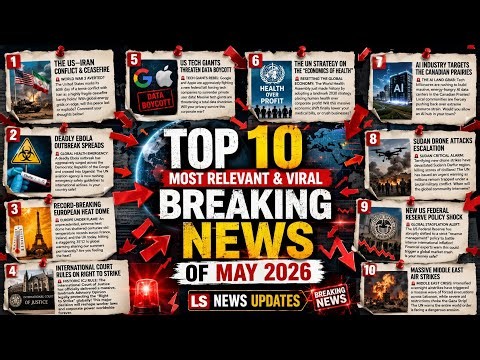TOP 10 BREAKING NEWS OF MAY 2026|WORLD ON EDGE #breakingnews #latestnews #globalnews #usa