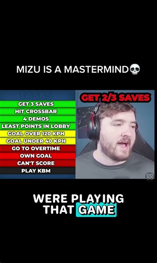MIZU IS A MASTERMIND💀 #rocketleague #mizu #flitz #rlcs