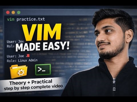 Learn vim editor with practical examples | Linux & DevOps beginners | RootOpsWithNavaj