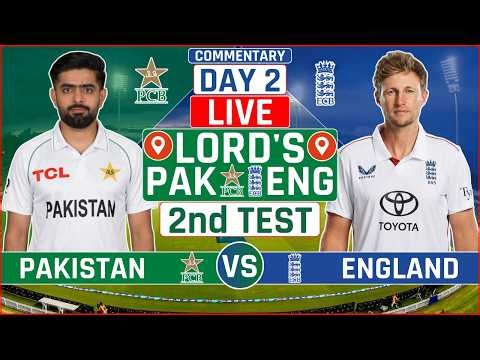 Pakistan vs England 2nd Test Live Score | PAK vs ENG 2nd Test Day 2 Live Audio Commentary
