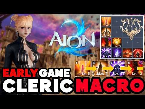 AION 2 Latest Cleric PvE Macro Setup for Global | Early-Game Beginner Macro Guide
