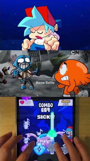 Come Along With Me But Finn vs Gumball Pibby - FNF Animation - Friday Night Funkin' #fnf