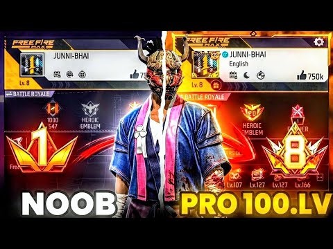 NOOB TO GRANDMASTER Lv 100 UNLOCKED! 😱🔥 (Free Fire