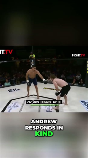Pro Fighters' Brutal Cage Fight: Explosive Strikes & Accidental Low Blow! #shorts