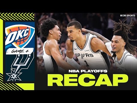 Victor Wembanyama drops 33 points as Spurs DESTROY Thunder, series tied 2-2 | 2026 NBA Playoffs