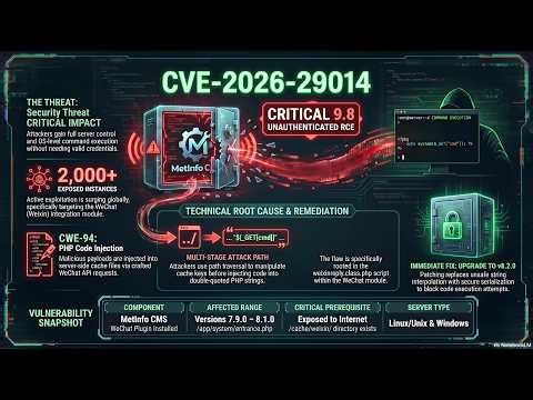 Critical RCE Analysis: CVE-2026-29014 in MetInfo CMS (CVSS 9.8)