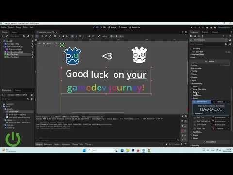 Custom Font – Quick Godot Tutorial