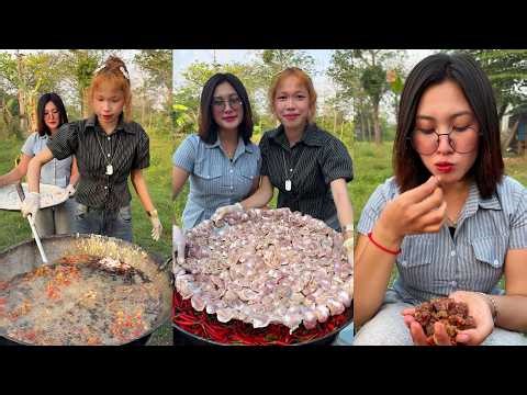 Amazing cooking wash chicken gizzard with chili deep fried recipe