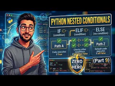 Nested Conditionals in Python | Zero to Hero (Part 9)