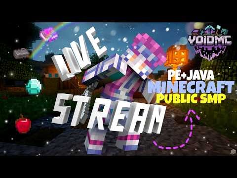 MINECRAFT LIVE | PUBLIC SMP LIVE | JAVA + BEDROCK SMP🟢