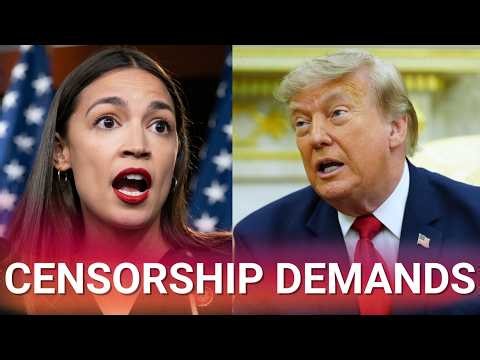 AOC demands TV networks censor Trump’s upcoming historic speech about elections