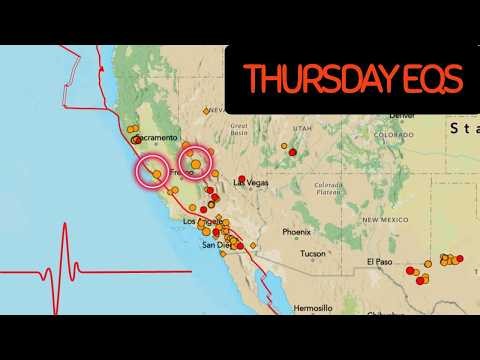 California Earthquake activity. 5.9 Earthquake Micronesia area. Thursday update.