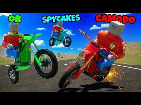 LEGO Dirt Bikes in a NO RULES Supercross Race! (Brick Rigs)