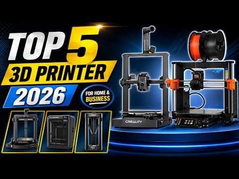 Top 5 3D Printers for Home and Business Beginner to Pro!