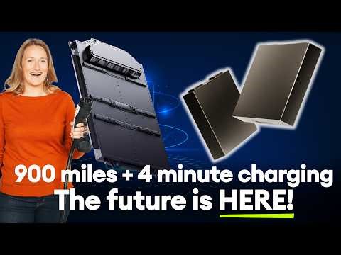 900 miles and FOUR minute charging – the future is HERE