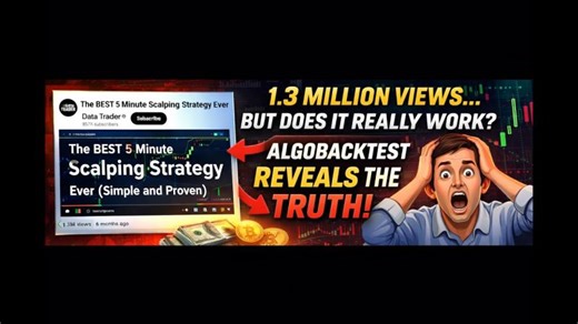 1.3M Views Strategy Tested — Does This 5 Min Scalping Strategy Actually Work? | Algo Backtest | ABIR CHAKRABORTY