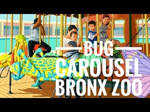 Bug Carousel, located at the Bronx Zoo in New York City. #travel #trending #bronxzoo 