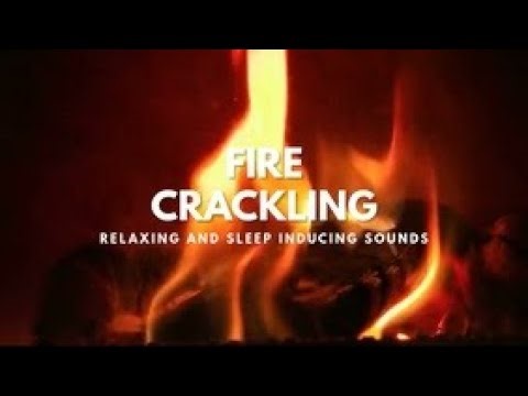 Big Campfire ASMR + Gentle Piano Music | Crackling Fire Sounds for Sleep, Calm, and Stress Relief