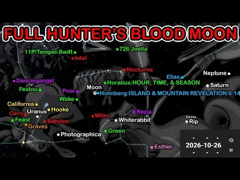 RAPTURE - THE HOUR, TIME, AND SEASON FULL BLOOD MOON CONJUNCTION SIGN!