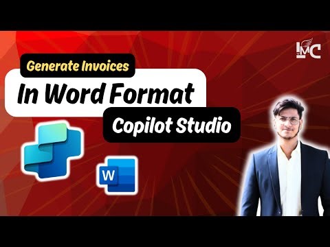 Copilot Studio: Generate Invoices in Word file