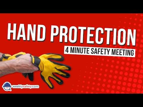 Safety Meeting on Hand Protection