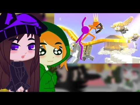 Mob talker girl's react to The Aether by Alan Becker (requested by comment)