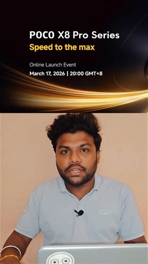 POCO X8 Pro & Pro Max Launch at 8PM ⚡ Flagship Killer Returns 🔥 #shorts