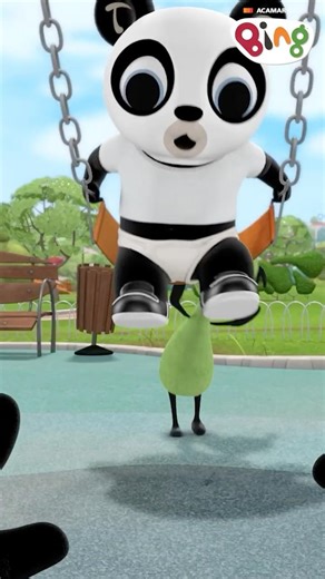 Oh no! Pando accidentally KICKS Bing! | #Shorts | Bing Shorts
