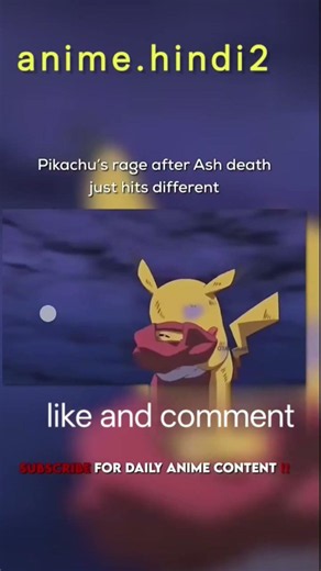 pikachu revange after ash death different
