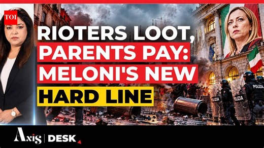 Meloni’s Big Riot Crackdown Hits Teens, Parents: 5 Year Jail, €20,000 Fines, 500 Soldiers
