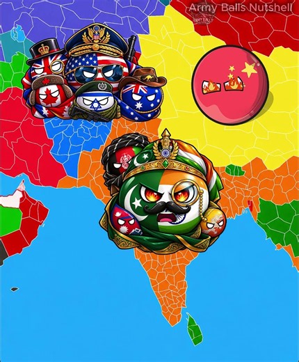 What If India Empire Was EVERYWHERE? 💀🇮🇳🌍 ( Part 2 ) | Countryballs #shorts