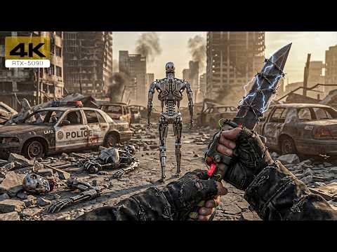 Ruthless Infiltration Alien-Controlled Zone | Ultra Graphics 4K UHD Terminator Resistence Gameplay