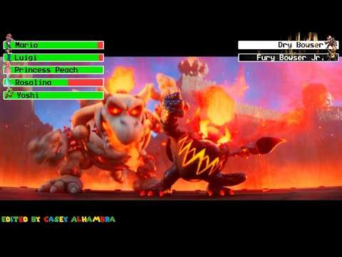 The Super Mario Galaxy Movie (2026) Final Battle with healthbars 1/2