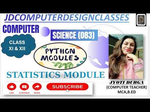 CLASS 11&12 STATSTICAL MODULE IN PYTHON | MEAN |MEDIAN | MODE | COMPUTER SCIENCE