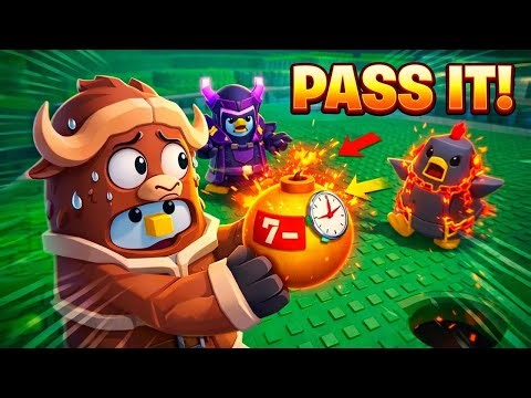 WATCH OUT FOR THE BOMB! Hot Potato Challenge with the Penguins