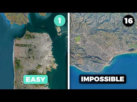 Can You Guess These 20 West Coast Cities From Above? | Geography Quiz 🌍