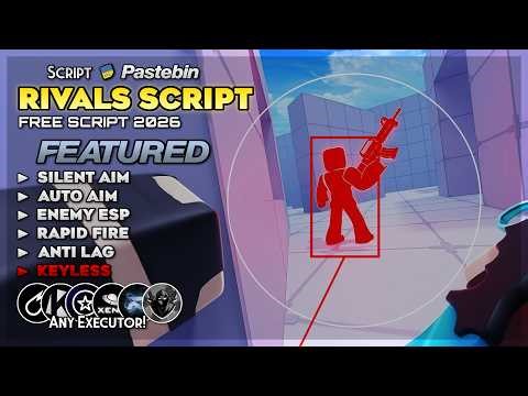 RIVALS SCRIPT 2026! 🔫 (NO KEY) Auto Aim, Silent Aim, Rapid Fire & More! [Pastebin]